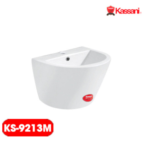 CHẬU LAVABO TREO LIỀN KHỐI KASSANI 9213M